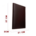 Leather Notebook Case Manufacturer - Crazy Horse Genuine Cow for Ipad