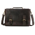 Leather Shoulder Messenger Bag Supplier - TIDING OEM Custom Top Layer Crazy Horse