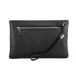 Leather Envelope Clutch Bag Supplier - Waterproof Black Soft Men Designer Genuine