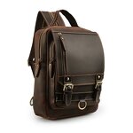 Leather Chest Bag Manufacturer - Hot Sale Design Custom Vintage Mini Crazy Horse