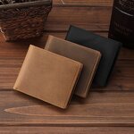 Leather Wallet Supplier - Hot Sale Genuine RFID Blocking Bifold Credit Card