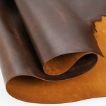 Leather Material Supplier - Full Grain Cowhide Brown Crazy Horse Factory OEM