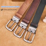 Leather Belt Supplier - Factory OEM ODM Custom Brand Logo Man Gift Vintage