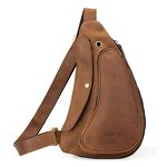 Leather Crossbody Sling Bags Supplier - Hot Selling Vintage Design Customize Crazy