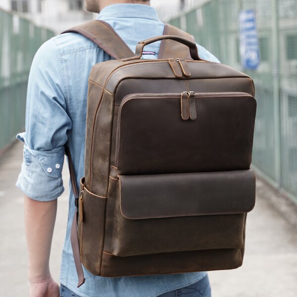 Leather Backpack Supplier - High Quality Original Factory Wholesale Price Laptop