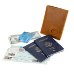 Leather Passport Holder Supplier - Customized Full Grain Genuine Cover with Case