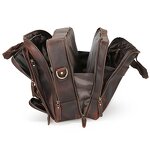 Leather Messenger Briefcase Manufacturer - Customize Logo Hot Sale Vintage Crazy Horse