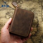 Leather Passport Holder Manufacturer - Multiple Card Slot Zipper Full Grain