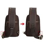 Leather Crossbody Sling Bag Supplier - Wholesale Custom Vintage Design USB Charging