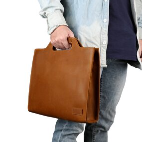 Leather Laptop Briefcase Manufacturer - Wholesale Price Full Grain Cow Hide Case