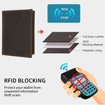 Leather Passport Wallet Manufacturer - Vintage Custom Logo Compass Pattern RFID