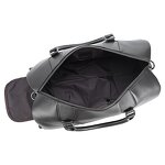 Leather Duffel Traveling Bag Manufacturer - Hot Sale Fashion Design Black Gym Bag