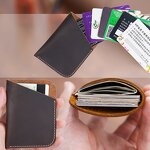 Leather Cardholder Manufacturer - Stock Drop Shipping Minimalist Multicolor Genuine