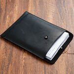 Leather Portfolio Bag Supplier - OEM ODM Vintage Crazy Horse Real Cowhide File