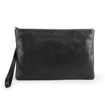Leather Envelope Clutch Bag Supplier - Waterproof Black Soft Men Designer Genuine