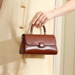 Leather Shoulder Messenger Bags Supplier - Factory Drop Shipping Lady Soft Hand