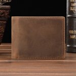 Leather Wallet Supplier - Hot Sale Genuine RFID Blocking Bifold Credit Card