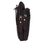 Leather Waist Belt Pouch Supplier - TIDING Brand Custom Vintage Men Outdoor Hiking