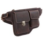 Leather Fanny Packs Manufacturer - Custom Wholesale Vintage Crazy Horse Fashion