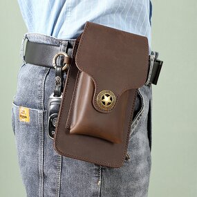 Leather Waist Belt Bag Manufacturer - Custom OEM ODM Crazy Horse Cow Hide Men
