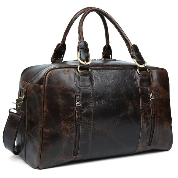 Leather Travel Bag Manufacturer - Wholesale High Quality Genuine Crazy Horse Mens