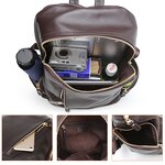 Leather Laptop Backpack Supplier - New Fashion Large Custom Travel School Bag