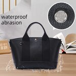 Leather Shoulder Bag Supplier - Black Fashion Famale Real Genuine Crossbody Full
