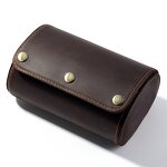 Leather Watch Box Supplier - Custom Logo Full Grain Luxury Watch Case Holder
