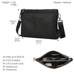 Leather Business Clutch Bag Supplier - Fashion Design Wholesale Real Genuine Black