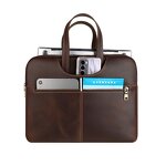 Leather Business Bag Manufacturer - New Design Simple Style Genuine Laptop