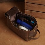 Leather Travel Toiletry Bag Manufacturer - Wholesale Genuine Large Capacity Makeup