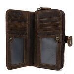 Leather Clutch Bag Manufacturer - Customize Design Hot Sale Genuine Crazy Horse