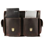 Leather Laptop Bag Supplier - Latest Design Custom Logo Real Large Capacity