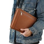 Leather Laptop Bag Factory - Business Vintage Crazy Horse Genuine Cow for 10.5