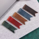 Leather Bookmark Manufacturer - Hot Sale Creativity Custom Shape Design Real Cow