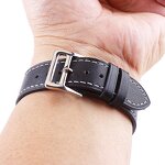 Leather Watch Strap Supplier - Genuine Cow Real Cowhide Calfskin for Smart Watch