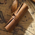 Leather Pen Bag Manufacturer - Factory Drop Shipping Genuine Draw Pencil Case