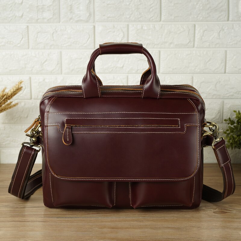 Leather Briefcase Manufacturer - High Quality Factory Supply Top Grain Business
