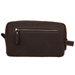 Leather Cosmetic Toiletry Bag Manufacturer - Factory Supply Crazy Horse Full Grain
