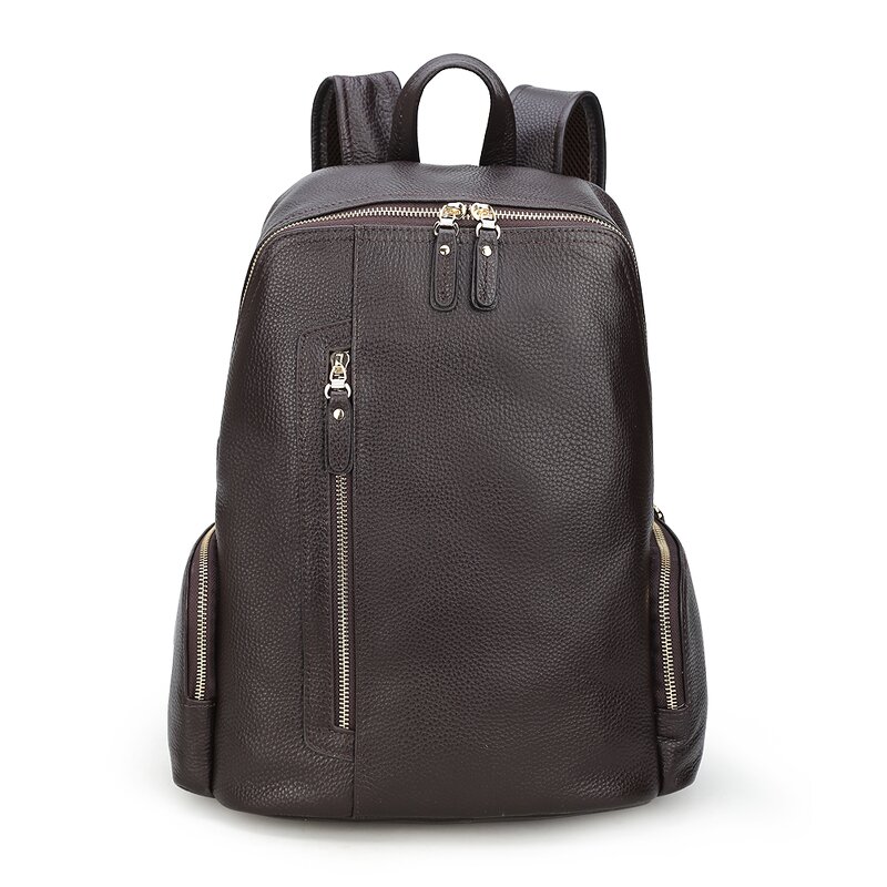 Leather Laptop Backpack Supplier - New Fashion Large Custom Travel School Bag