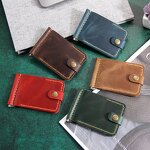 Leather Cardholder Wallet Manufacturer - Multicolor Cowhide Slim Full Grain with Clip