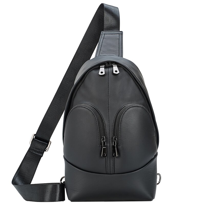 Leather Sling Bag Supplier - Fashion Design Customize Napa Cow Real Travel