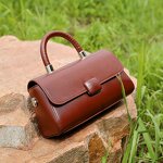 Leather Shoulder Messenger Bags Supplier - Factory Drop Shipping Lady Soft Hand