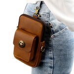 Leather Waist Bag Supplier - Retro Style Crazy Horse Handcrafted Genuine