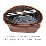 Leather Laptop Bag Supplier - Hot Sale High Quality Genuine Men Retro Vintage