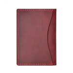 Leather Travel Card Holder Supplier - Factory Custom Design Crazy Horse Passport