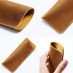 Leather Glasses Case Supplier - Factory Wholesale High Quality Pen Pencil Bag for