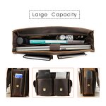 Leather Laptop Bag Supplier - Latest Design Custom Logo Real Large Capacity