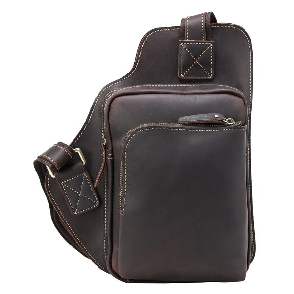 Leather Chest Bag Manufacturer - Wholesale Factory Price OEM ODM Shoulder Mens