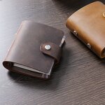 Leather Notebook Cover Manufacturer - Small Design Genuine Notepad Memo Cover